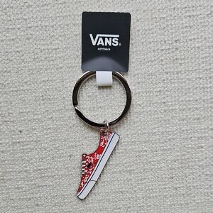 Vans Red and White Sneaker Keychain